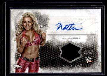 2015 Topps WWE Undisputed Natalya #UAR-NA Auto Shirt Relic