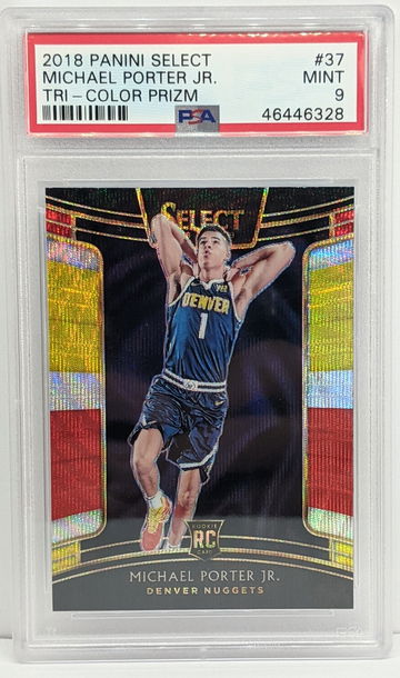 2018 Select Tri-Color Michael Porter Jr. PSA 9