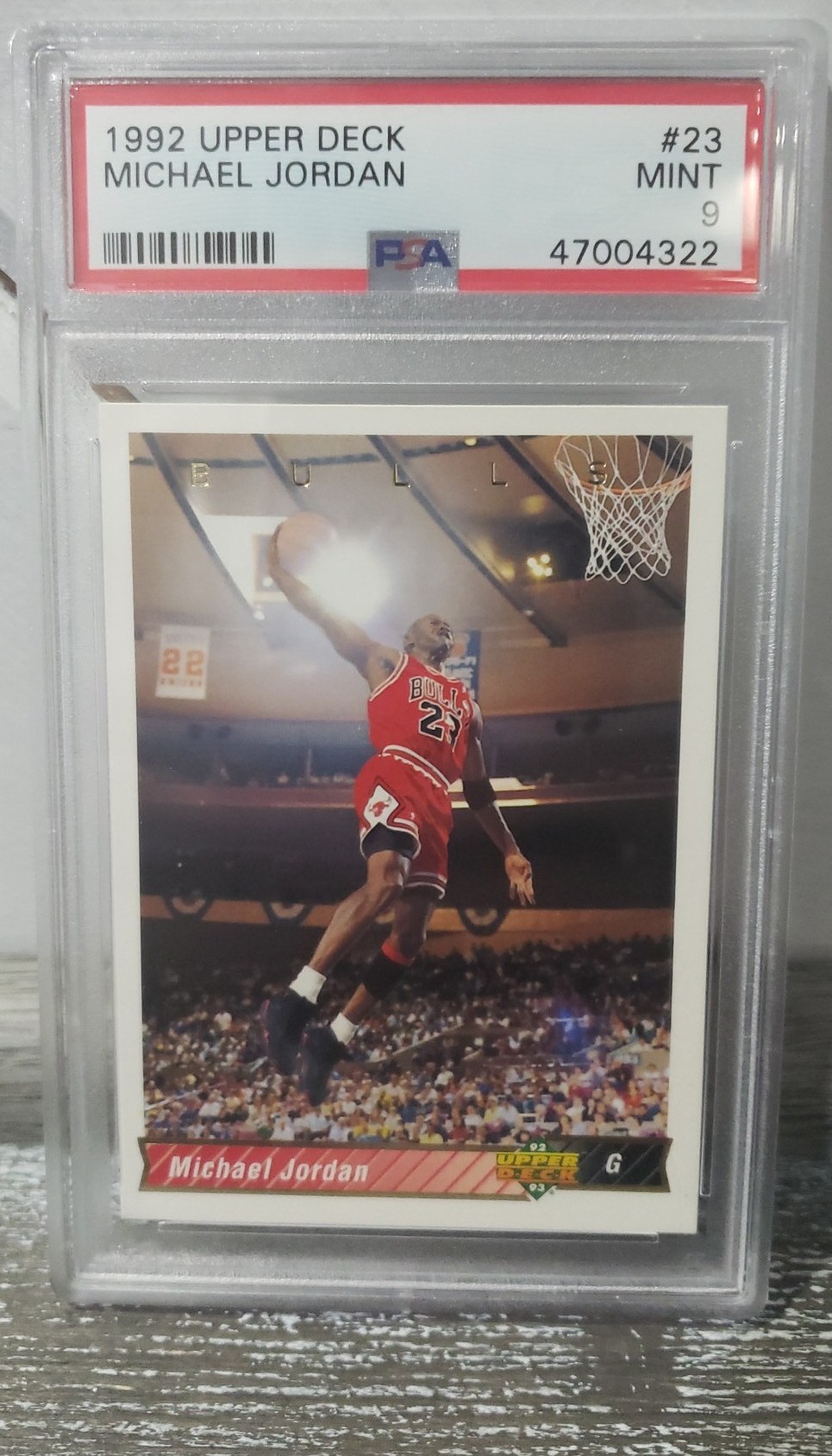 1992 Upper Deck Michael Jordan PSA 9