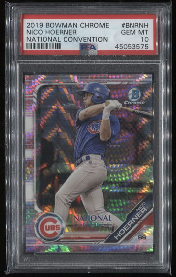 2019 Bowman Chrome " National Convention" Nico Hoerner