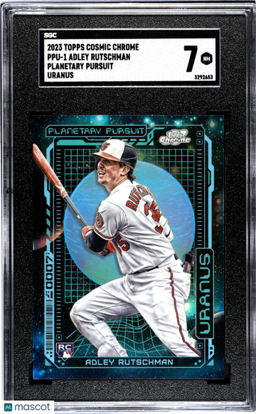 2023 Topps Cosmic Chrome Adley Rutschman #PPU-1 Planetary Pursuit Uranus SGC 7