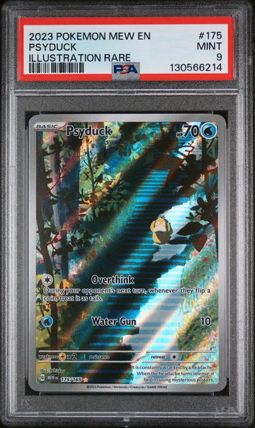 2023 Pokemon Scarlet and Violet 151 Illustration Rare Psyduck #175 PSA 9