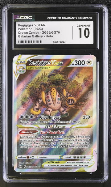 2023 Pokemon #GG55/GG70 Regigigas VSTAR Galarian Gallery CGC 10