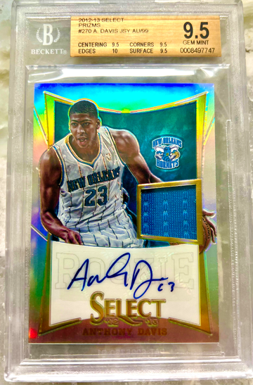 2012 Select Prizm Silver Rookie Auto Jersey RC RPA /99 BGS 9.5 Gem mint plus with 10 auto and 10 edges (Pop 23(