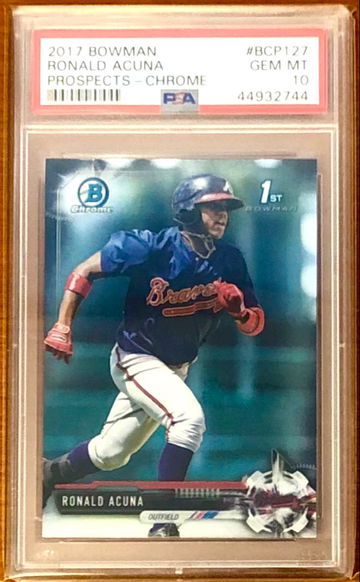 Bowman Chrome Ronald Acuna 