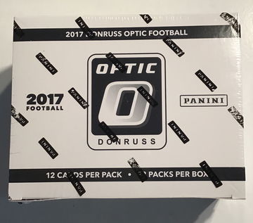 2017 Donruss Optic Cello Fat Pack Football Box - Exclusive Lime Green MAHOMES RC
