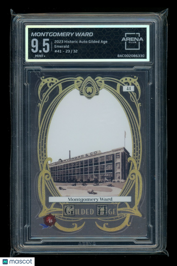 2023 Historic Auto Gilded Age Emerald 23/32 #41 Arena Club 9.5
