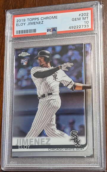 2019 Topps Chrome Eloy Jimenez PSA 10
