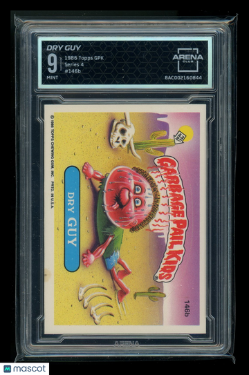 1986 Topps Garbage Pail Kids Dry Guy #146b Arena Club 9