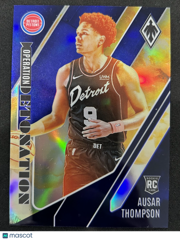 2024 2023-24 Panini Phoenix Operation Detonation Ausar Thompson #No. 7 Holo /25 RC