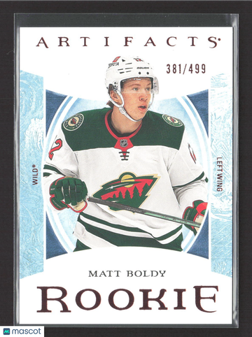 2022 Matt Boldy #176 Red 9 Upper Deck