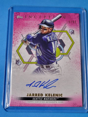 2022 Topps Inception Jarred Kelenic Auto #16/99 Mariners