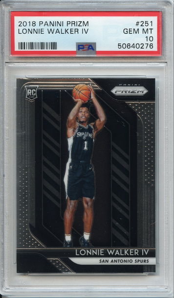 Lonnie Walker Prizm Rookie PSA 10 NEP