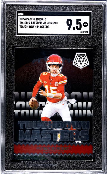 2024 Panini Mosaic #TM-PMS Patrick Mahomes II Touchdown Masters SGC 9.5