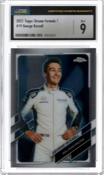 2021 Topps Chrome Formula 1 George Russell 9