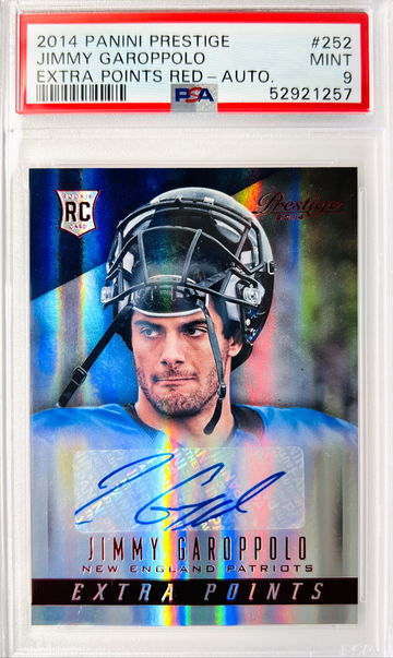 ⭐️ 2014 JIMMY GAROPPOLO PRESTIGE AUTO PSA 9 RC 🔥🔥