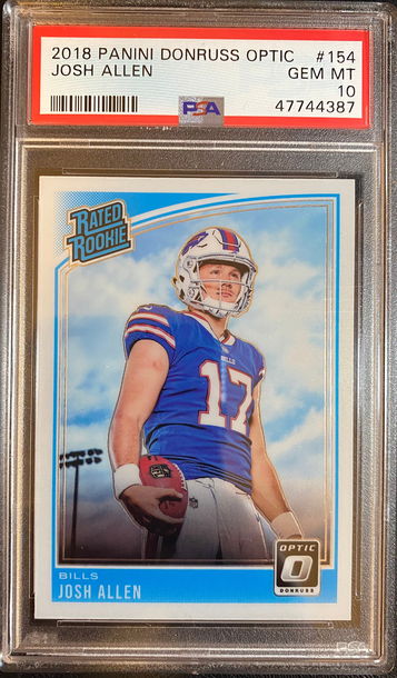 Josh Allen 2018 Donruss Optic