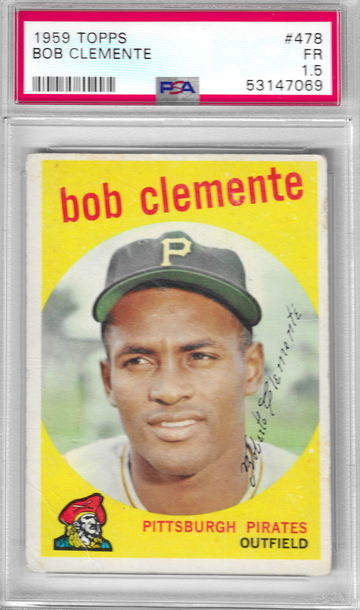 1959 Topps Bob Clemente #478 PSA 1.5
