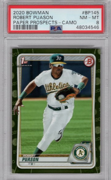 2020 Bowman Camo Robert Puason #BCP145