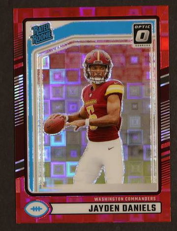 2023 Panini Donruss 389 Jayden Daniels Rated Rookie Washington Commanders