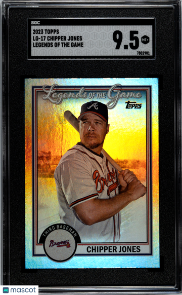 2023 Topps Chipper Jones #LG-17 Legends Of The Game SGC 9.5
