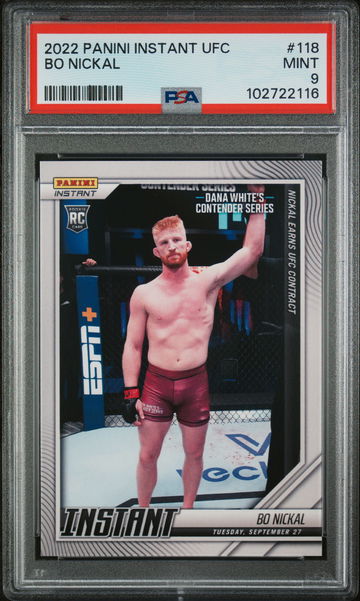 2022 Panini Instant Bo Nickal #118 RC /2558 PSA 9