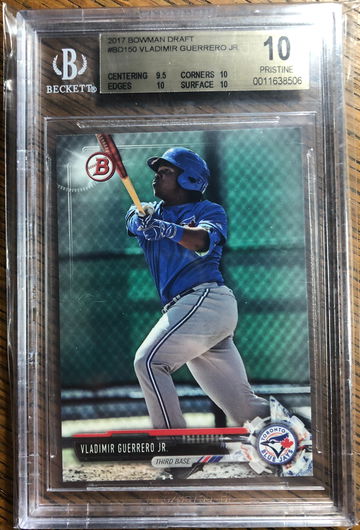2017 Bowman Draft Vladimir Guerrero Jr BGS 10