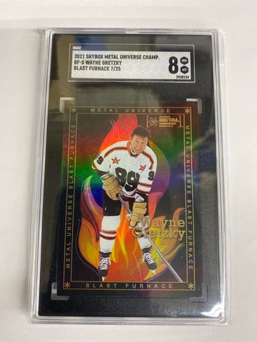 2021 Skybox Metal Universe Champion BF-5 Blast Furnace Serial number 7/25