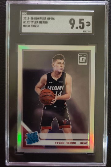 Tyler Herro Donruss Optic Halo Prizm