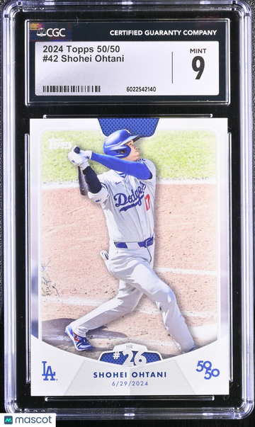 2024 Topps 50/50 Shohei Ohtani #42 CGC 9