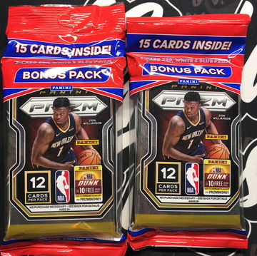 2021 Panini Prizm Cello Pack Lot of 2