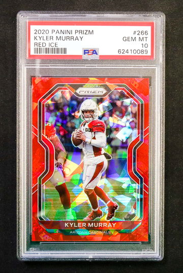 2020 Panini Prizm - Kyler Murray - Red Ice Color Match PSA 10 Gem Mint