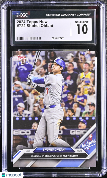 2024 Topps Now Shohei Ohtani #722 CGC 10