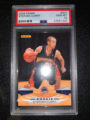Stephen Curry 2009 Panini PSA 10