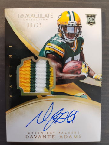 2014 Immaculate Davante Adams RPA #06/25
