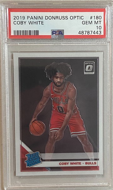 2019 Optic Coby White Base PSA 10