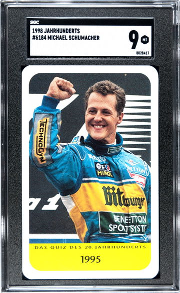 1998 Harenberg Jahrhunderts Michael Schumacher Formula 1 F1 Ferrari  SGC 9 POP 3