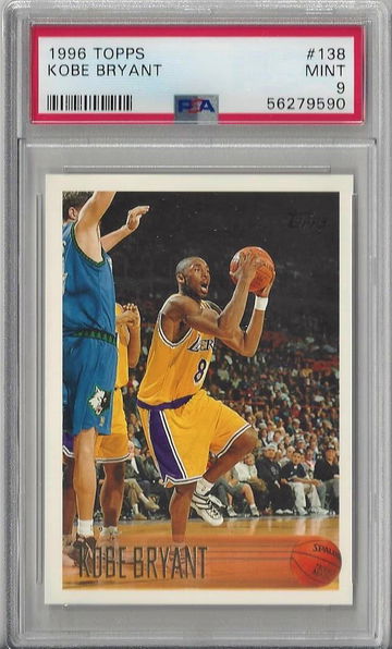 1996 Topps KOBE BRYANT PSA 9