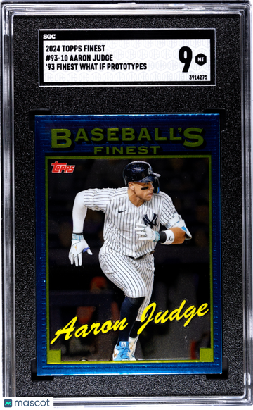 2024 Topps Finest Aaron Judge #93-10 '93 What If Prototypes SGC 9