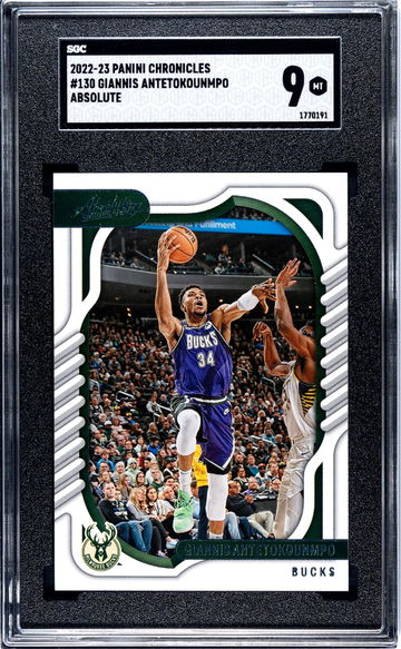 2022-23 Panini Chronicles #130 Giannis Antetokounmpo Absolute SGC 9