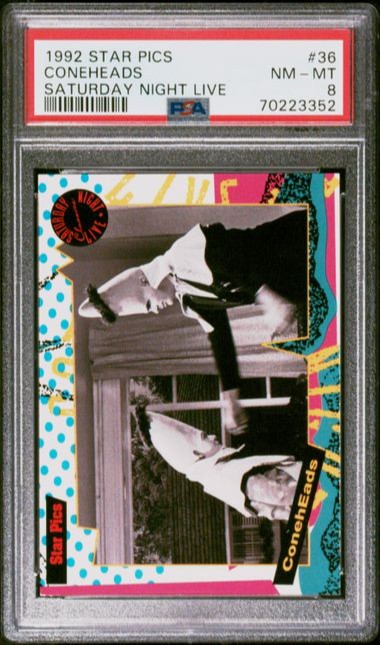 1992 STAR PICS SATURDAY NIGHT LIVE CONEHEADS #36 PSA 8 ONLY ONE GRADED