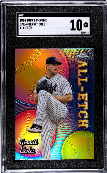 2024 Topps Chrome #CAE-4 Gerrit Cole All Etch SGC 10