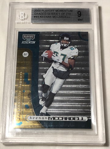 2000 PLAYOFF MOMENTUM GRADED SERIES 1 OF 210 #44 KEENAN MCCARDELL MINT-9