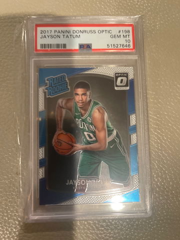 2017 Donruss Optic Jayson Tatum PSA 10 RC Rookie Card 🔥🔥🔥