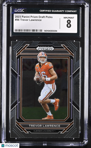 2023 Panini Prizm Draft Picks Trevor Lawrence #96 CGC 8