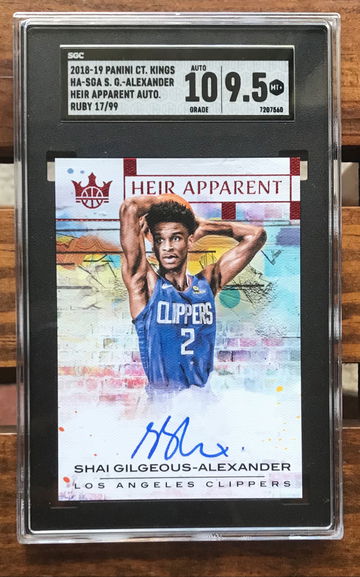 2018-19 Court Kings Shai Gilgeous-Alexander Auto /99