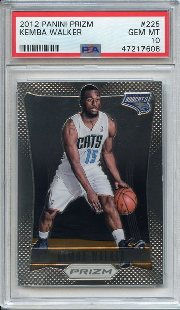 Kemba Walker Prizm Rookie PSA 10 NEP