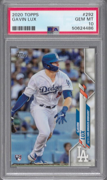 2020 Topps Gavin Lux PSA 10