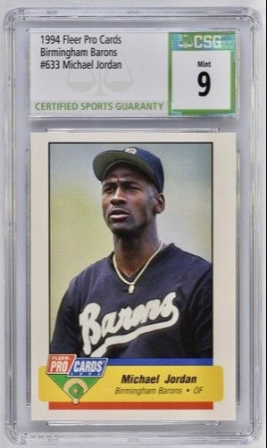 1994 FLEER PRO CARDS #633 MICHAEL JORDAN ROOKIE RC 