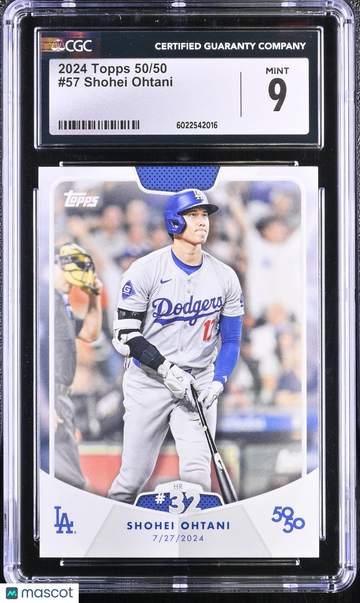 2024 Topps 50/50 Shohei Ohtani #57 CGC 9